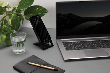 Logotrade firmakingituse foto: SnapStand RCS taaskasutatud plastist kokkupandav telefonialus