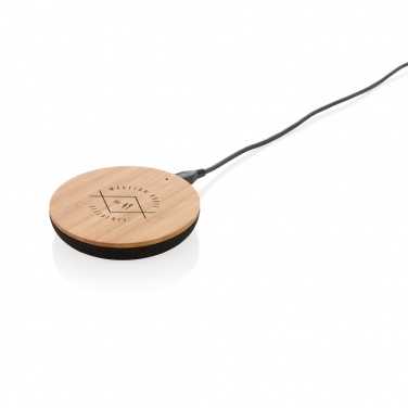 Logo trade reklaamkingi pilt: Bamboo X 5W juhtmevaba laadija
