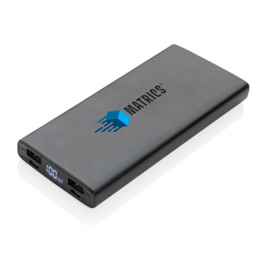 Logotrade reklaamtooted pilt: Alumiiniumist 18 W 10 000 mAh PD Powerbank