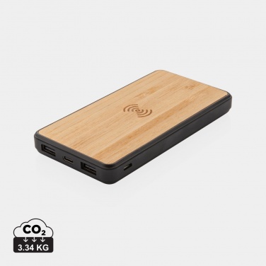 Logo trade reklaamkingituse pilt: RCS taaskasutatud plastist 8000 mAh juhtmevaba akupank