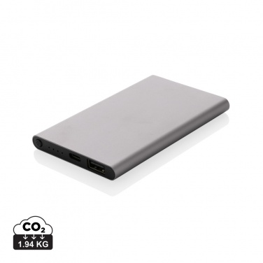 Logotrade reklaamkingid pilt: RCS-i taaskasutatud plastist/alumiiniumist 4000 mah C-tüüpi akupank