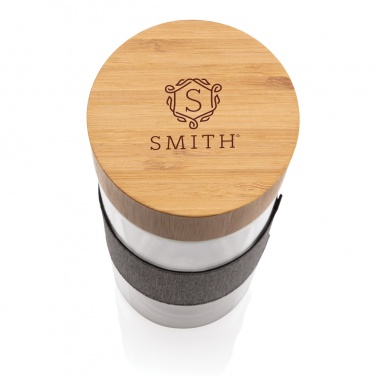 Logo trade reklaamtooted foto: Impact topeltseinaga borosilikaatklaasist pudel