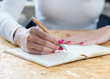 Logo trade firmakingi pilt: Pynn bambusest lõpmatuse pliiats