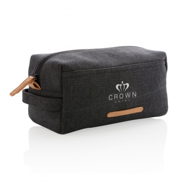 Logo trade meene pilt: Lõuendist tualett-tarvete kott PVC-vaba