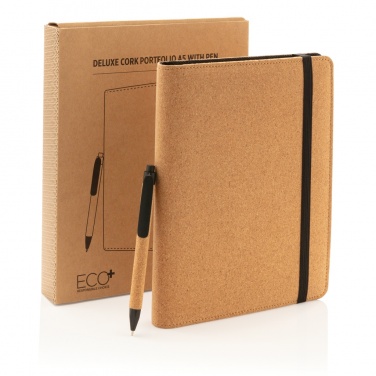 Logotrade ärikingitused pilt: Deluxe korgist portfolio A5 koos pliiatsiga