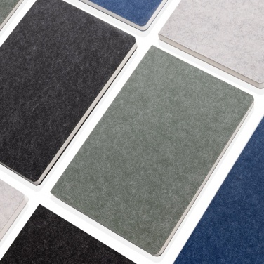 Logotrade meene foto: Fraasi GRS sertifikaadiga taaskasutatud vildist A5 märkmik