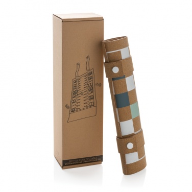 Logotrade reklaamkingituse foto: Brittoni korgist kokkupandav backgammoni ja kabe mängukomplekt