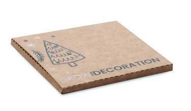 Logo trade reklaamtooted foto: Puidust jõulukuulike kuuseseemnetega