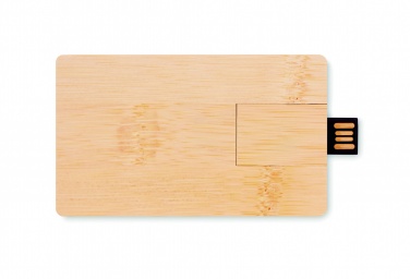 Logo trade firmakingid foto: 16 GB bambusest korpusega USB