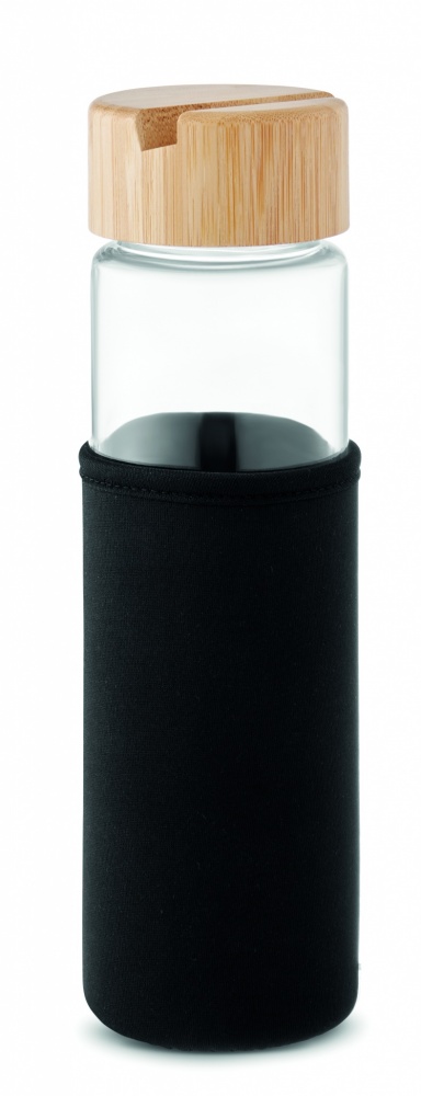 Logotrade ärikingituse foto: Klaaspudeli bambusest kaas 600ml