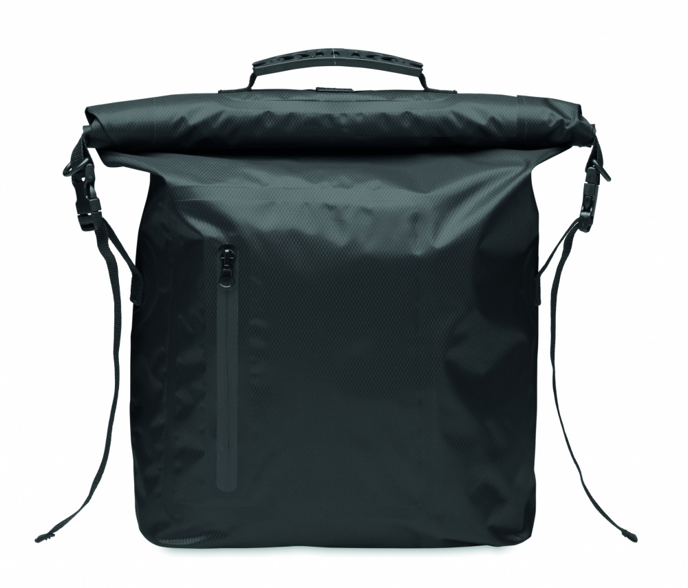 Logo trade reklaamkingi pilt: RPET veekindel rolltop kott