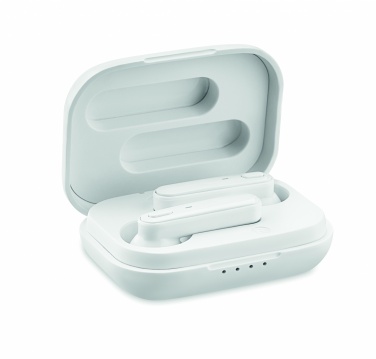 Logotrade firmakingituse foto: Laadimisalusega TWS kõrvaklapid
