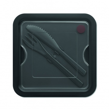 Logo trade meene pilt: Lõunakarp koos söögiriistadega 600ml