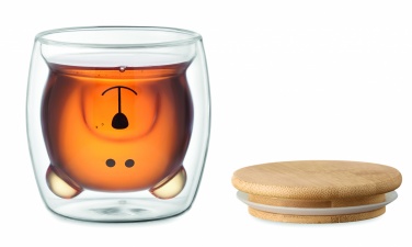 Logo trade reklaamtoote pilt: Kaheseinaline borosilikaatkruus