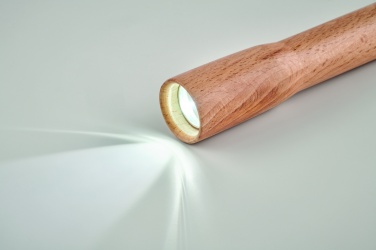 Logotrade meened pilt: Puidust taskulamp COB valgusega