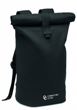Logotrade firmakingi foto: Rolltop pestud lõuendist seljakott