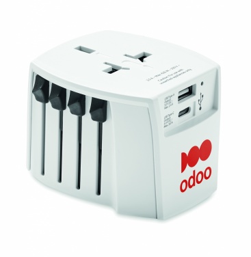 Logo trade meened foto: Skross MUV USB A/C adapter