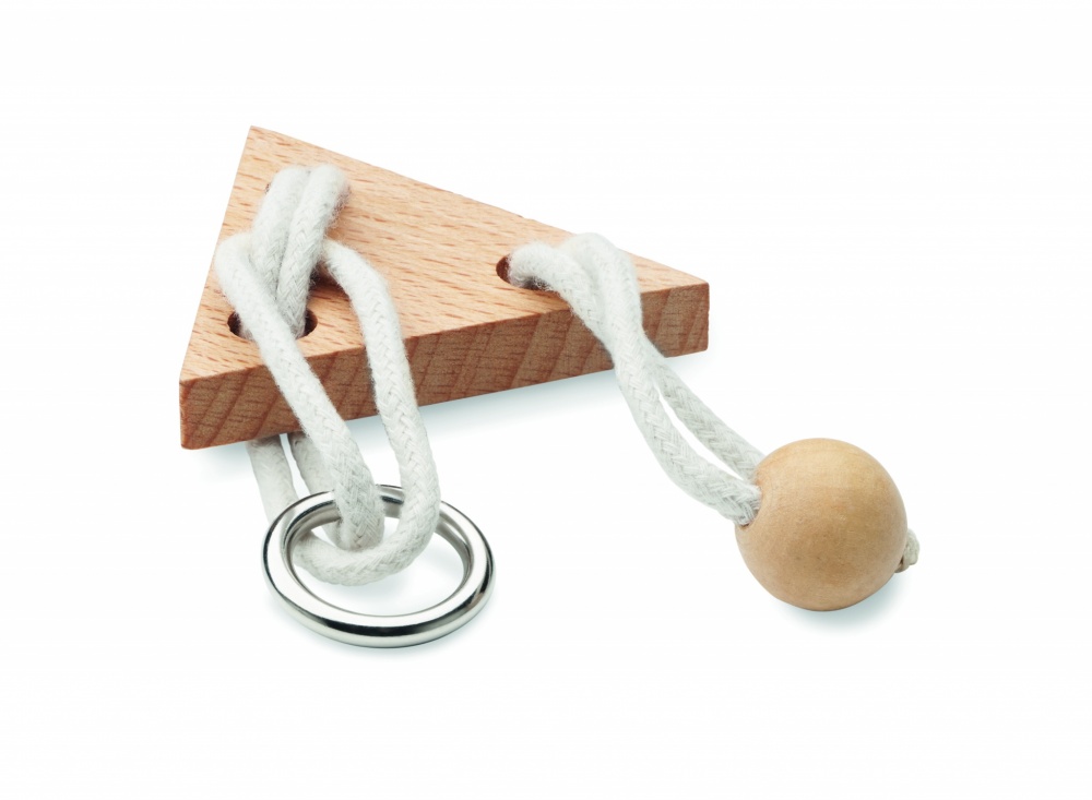 Logotrade reklaamkingitused pilt: Puidust ajuteemaline kolmnurk