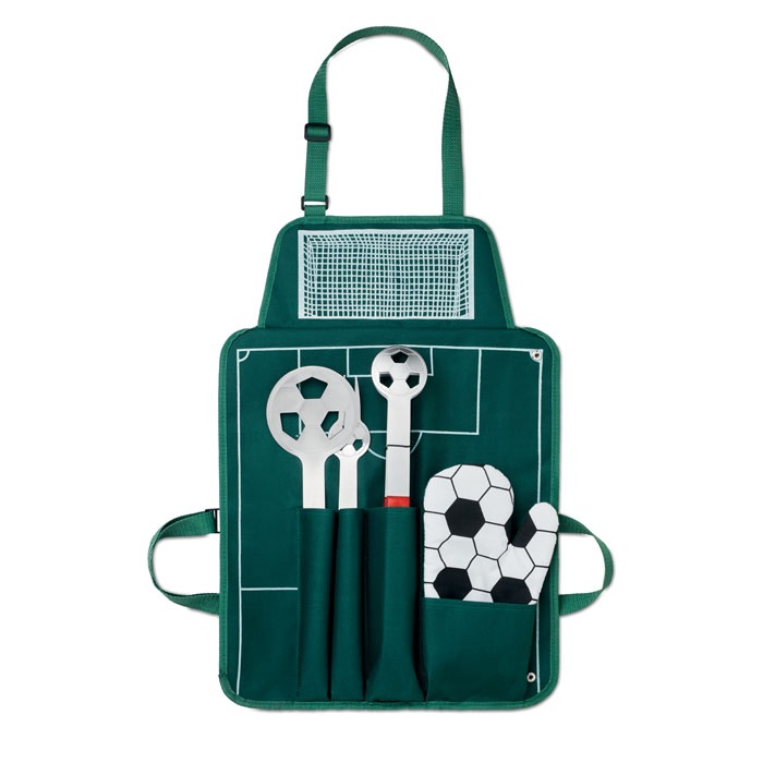 Logo trade reklaamkingituse pilt: Jalgpalliteemaline BBQ komplekt