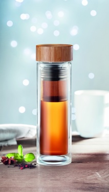 Logotrade meene foto: Kaheseinaline klaaspudel 400ml München