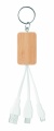 Bambusest 3-in-1 kaabel, Puit