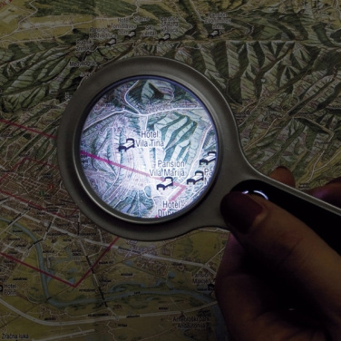 Logo trade firmakingitused foto: LED GLOUCESTERiga suurendusklaas