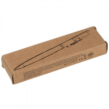 Logo trade reklaamkingituse pilt: Metallist laserpointer DETROIT