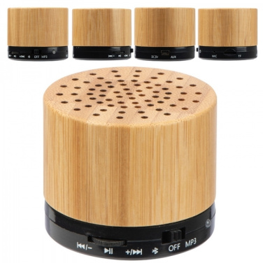 Logotrade ärikingid pilt: Bambusest bluetooth kõlar FLEEDWOOD