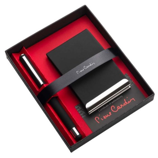 Logotrade meene foto: Komplekt kaardihoidja ja tindipliiatsiga CONCORDE Pierre Cardin