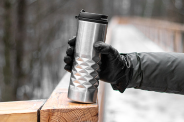 Logotrade reklaamkingi foto: Termiline roostevabast terasest kruus SANTANDER 500 ml