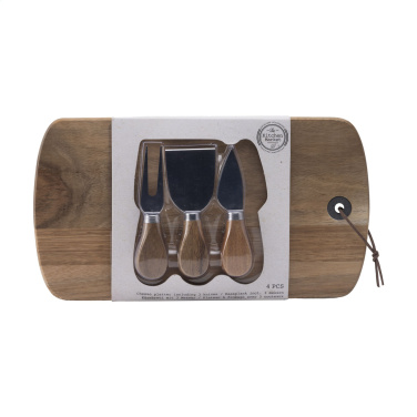 Logotrade ärikingituse foto: Juustuvaagna komplekt 4-tk