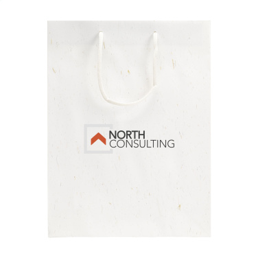 Logotrade ärikingituse foto: Õlgkiududega taaskasutatud Leaf It kott (180 g/m²) L