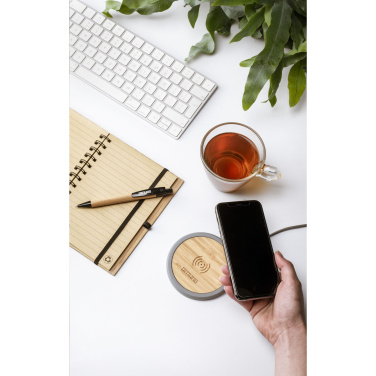 Logo trade reklaamkingi pilt: Lidos Stone ECO 10W juhtmeta laadija