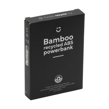 Logotrade ärikingid pilt: Boru Bamboo RCS taaskasutatud ABS Powerbanki juhtmeta laadija