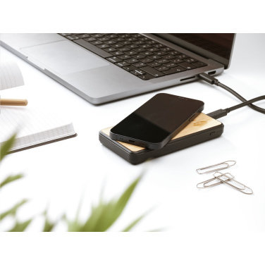 Logo trade firmakingituse pilt: Boru Bamboo RCS taaskasutatud ABS Powerbanki juhtmeta laadija
