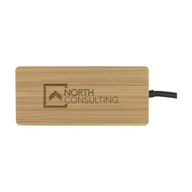 Logo trade meene pilt: Fyra bambusest USB jaotur