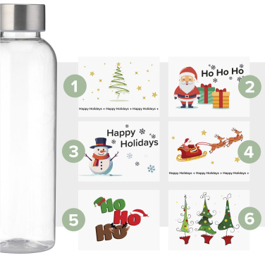 Logotrade ärikingituse foto: Senga GRS RPET pudel 500 ml X-Mas