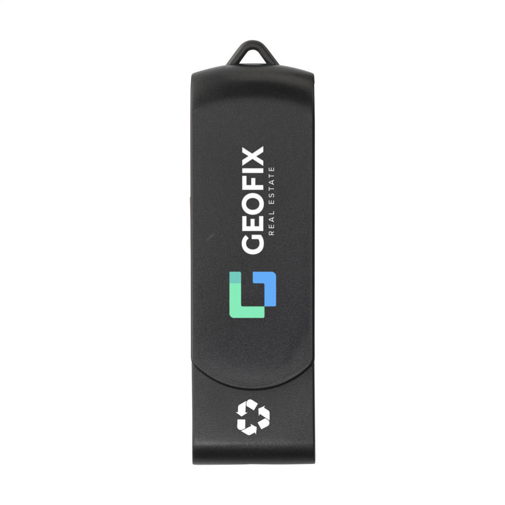Logo trade firmakingituse pilt: USB Twist Recycle 64 GB
