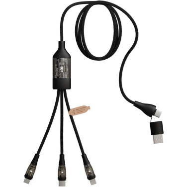 Logotrade reklaamkingid pilt: SCX.design C50 5-ühes kiirlaadimiskaabel 100W/5A