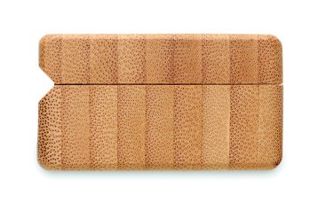 Logotrade ärikingituse foto: OREBAM TWS kõrvaklapid bambusest ümbrises