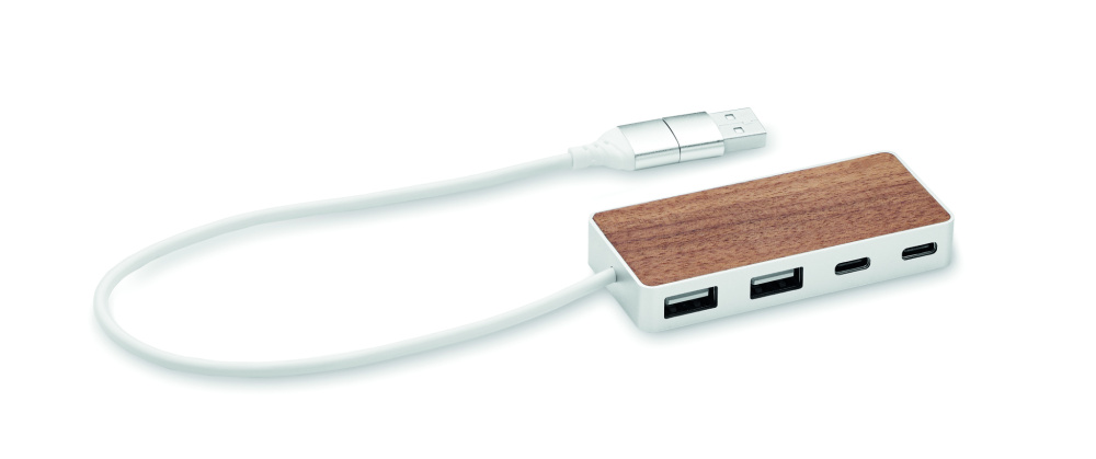 Logotrade meened pilt: UBAH USB-jaotur 4 porti 27,5 cm