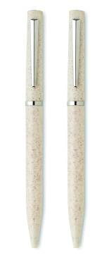 Logotrade ärikingitused pilt: PEAT nisuõlest keskkonnasõbralik pastapliiatsi komplekt