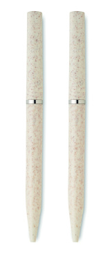 Logo trade reklaamkingid foto: PEAT nisuõlest keskkonnasõbralik pastapliiatsi komplekt