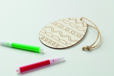 Logotrade reklaamtoote foto: Puidust munavärvimise komplekt