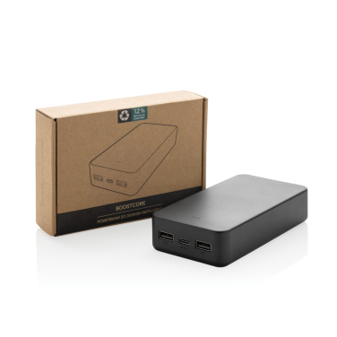 Logo trade firmakingid foto: Boostcore RCS taaskasutatud plastist akupank 20 000 mAh USB C