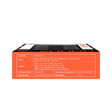 Logo trade reklaamkingid foto: POWER BANK SILICON POWER QP55 10000 MAH