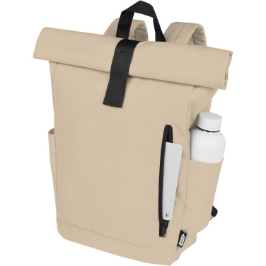 Logotrade ärikingi foto: Byron 15,6" GRS RPET rull-top seljakott 18L