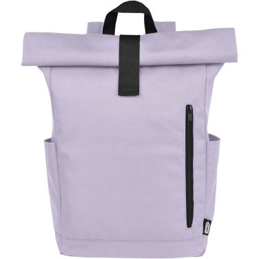 Logo trade meene pilt: Byron 15,6" GRS RPET rull-top seljakott 18L