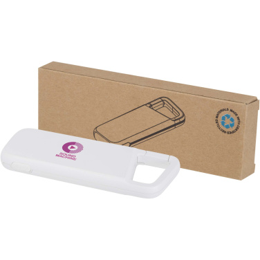 Logo trade reklaamkingid foto: Alkes 5000 mAh 12W taaskasutatud plastist veekindel varupatarei karabiiniga
