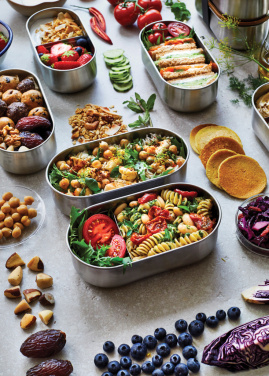 Logotrade firmakingi foto: Black+Blum roostevabast terasest toidukarp